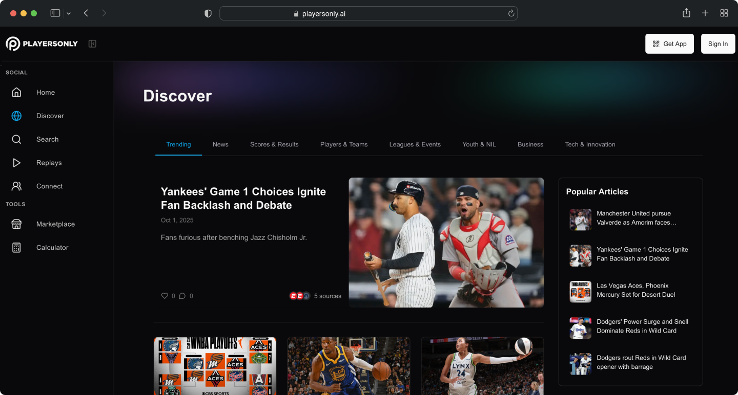 sports news feed